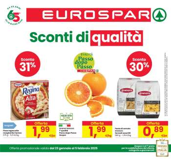 Volantino Eurospar - 23/1/2025 - 5/2/2025.