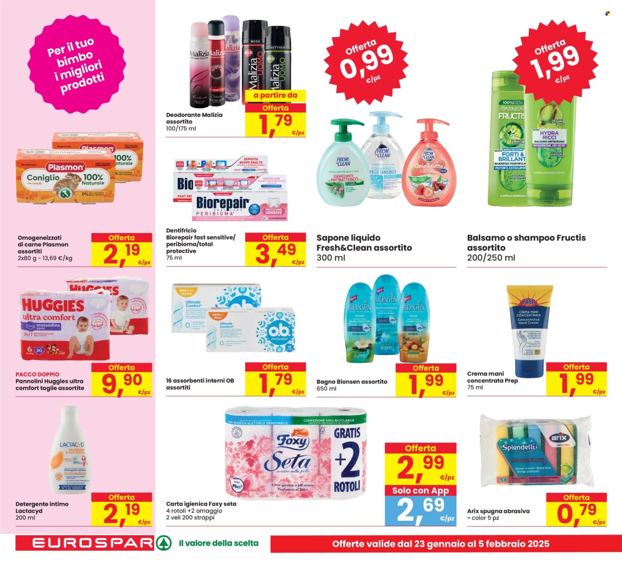 Volantino Eurospar - 23/1/2025 - 5/2/2025. Pagina 22