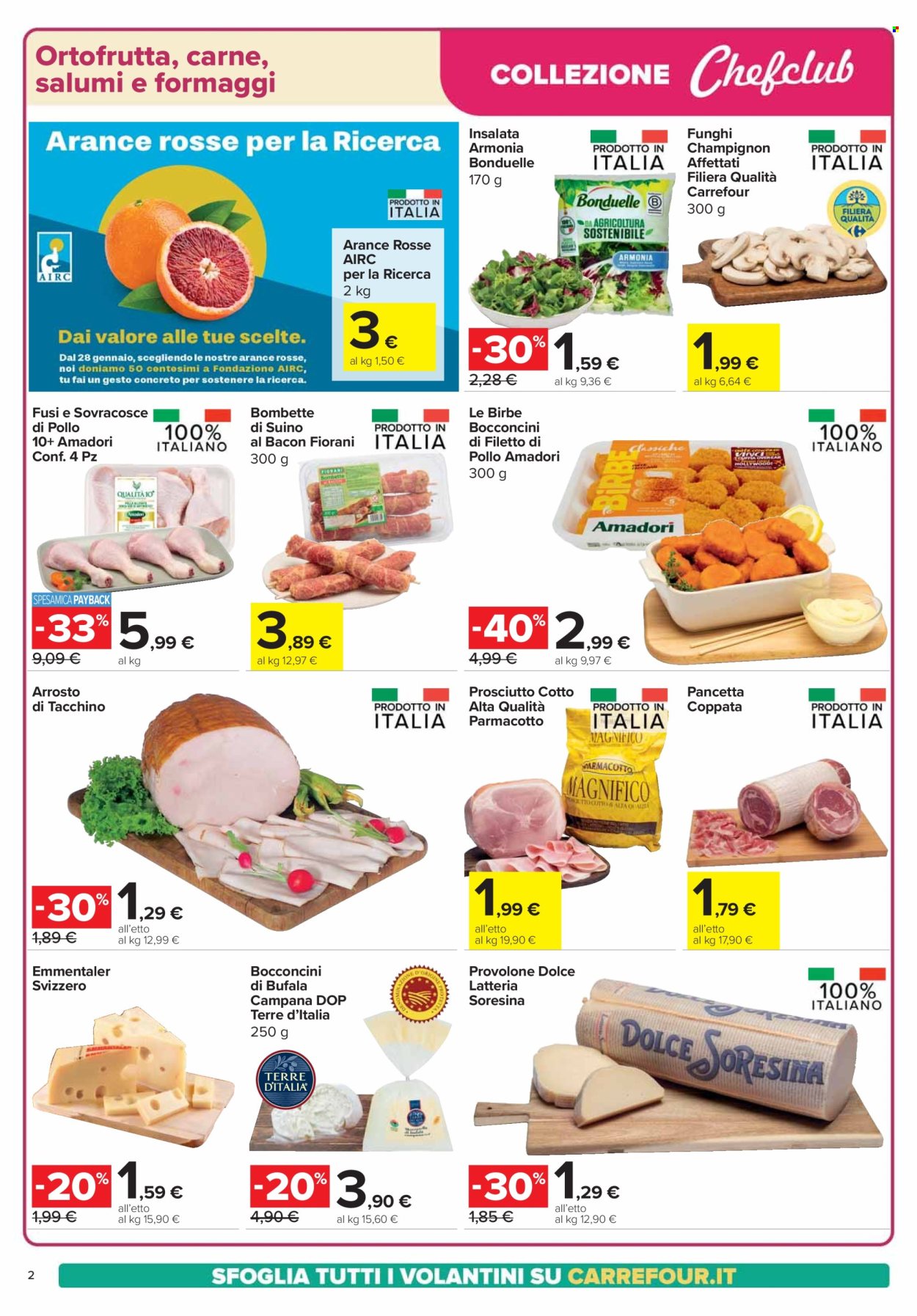 Volantino Carrefour - 24/1/2025 - 9/2/2025. Pagina 2
