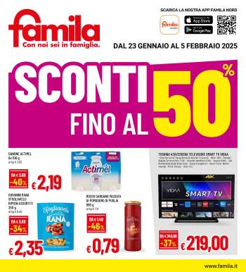 Volantino Famila - 23/1/2025 - 5/2/2025.