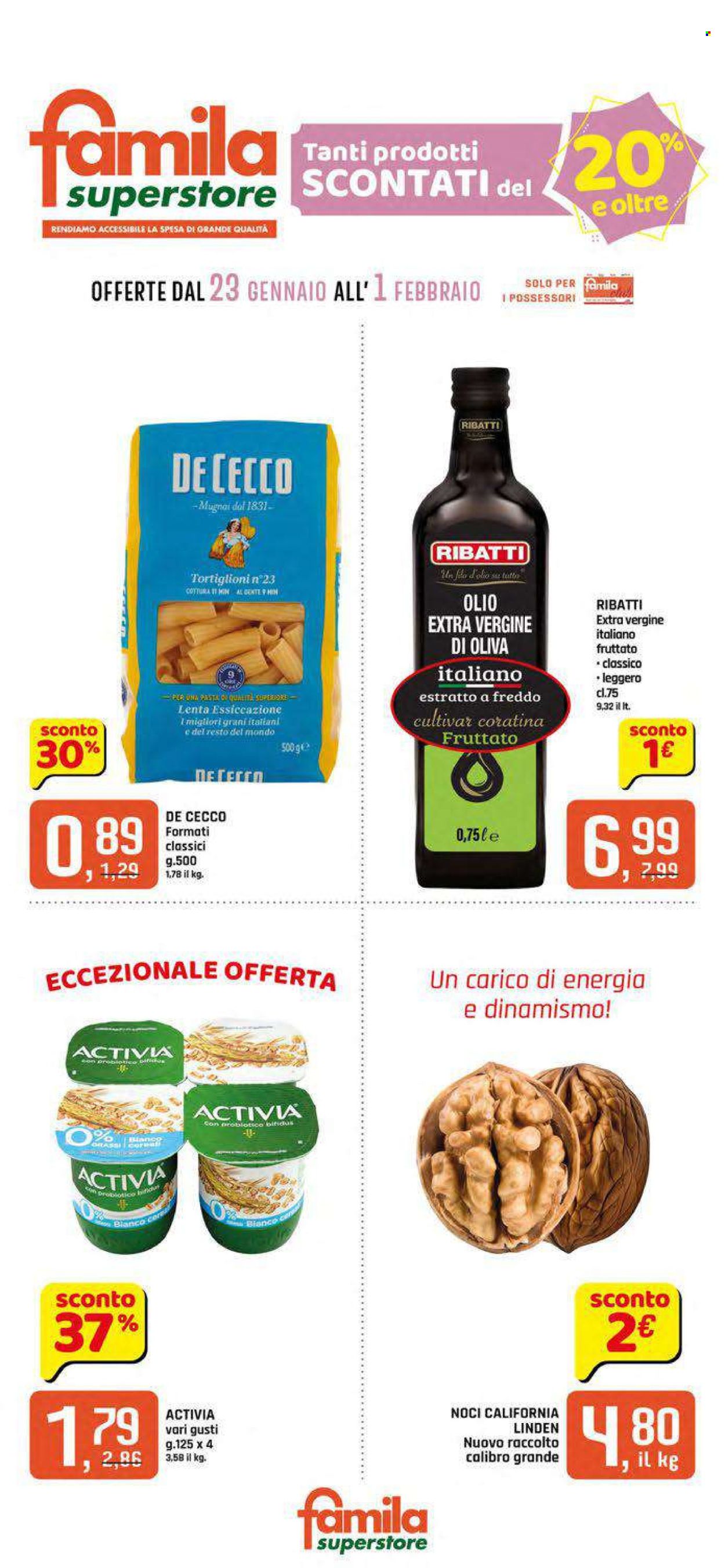 Volantino Famila - 23/1/2025 - 1/2/2025. Pagina 1