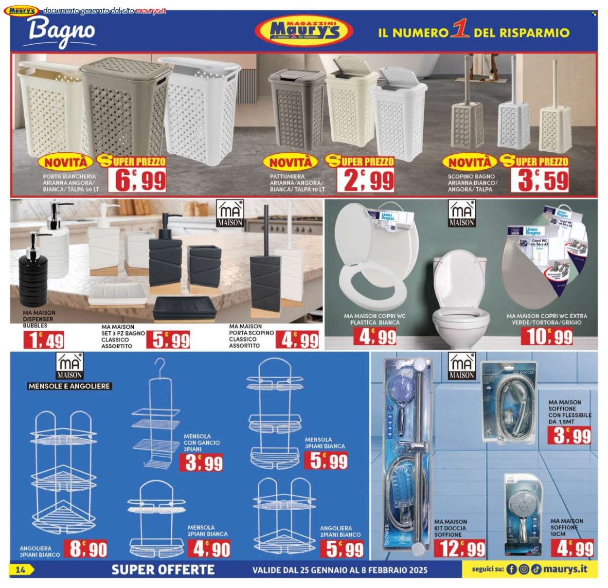 Volantino Maury's - 25/1/2025 - 8/2/2025. Pagina 14