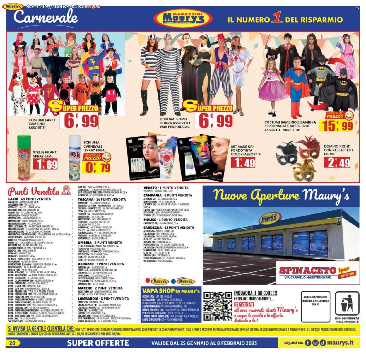 Volantino Maury's - 25/1/2025 - 8/2/2025. Pagina 20