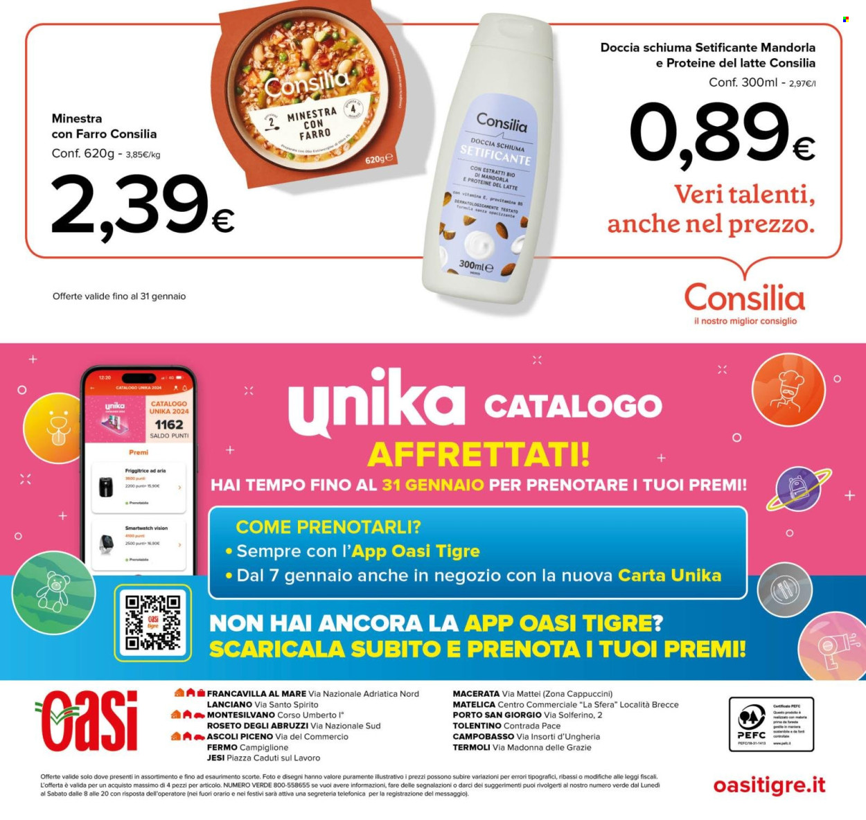 Volantino Oasi - 16/1/2025 - 29/1/2025. Pagina 24