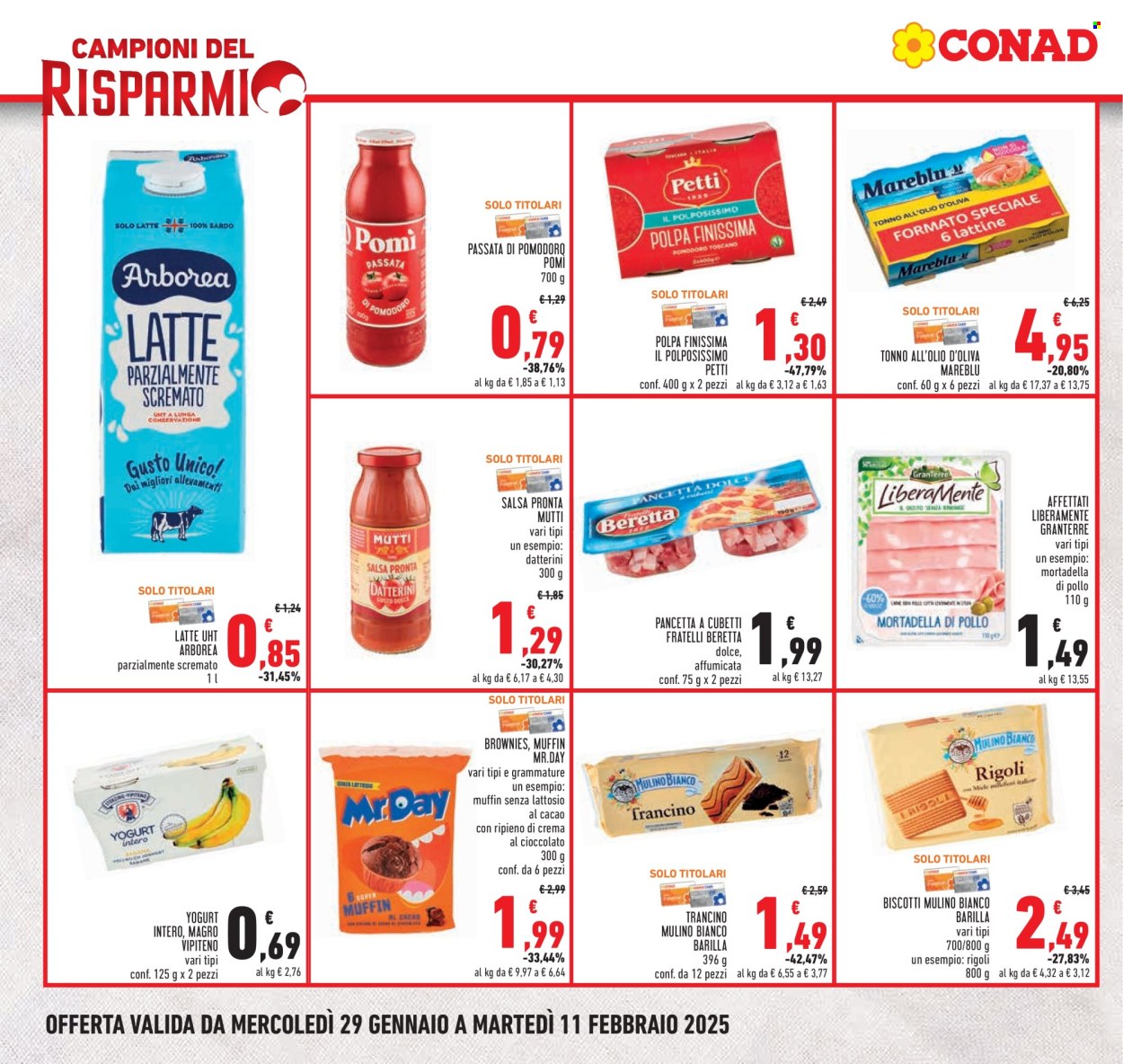 Volantino Conad - 29/1/2025 - 11/2/2025. Pagina 2