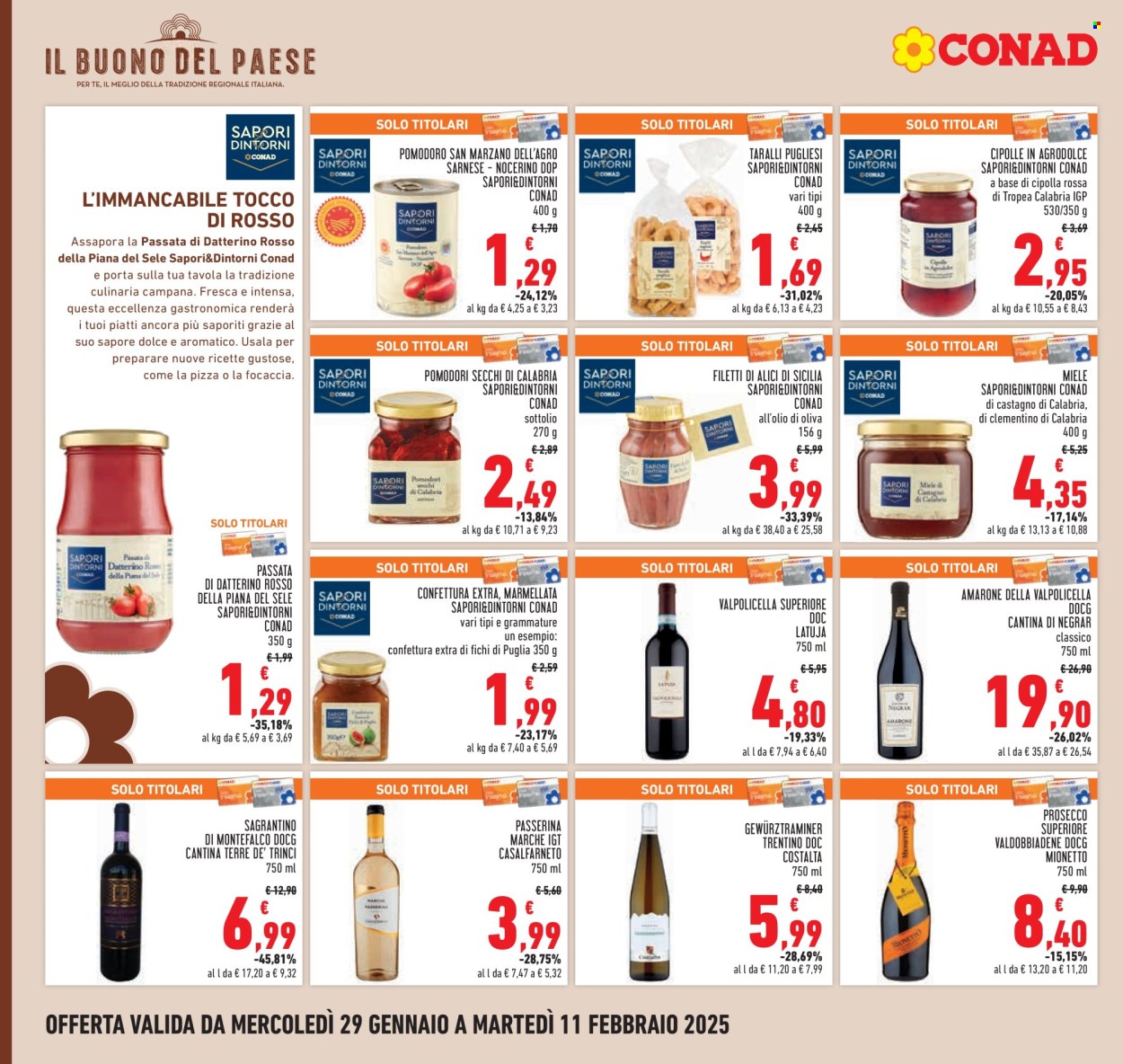 Volantino Conad - 29/1/2025 - 11/2/2025. Pagina 6