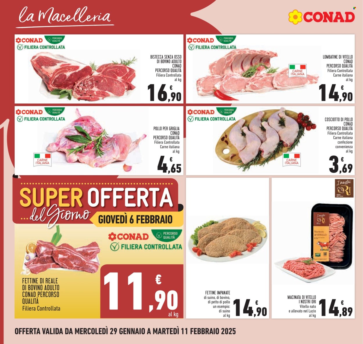 Volantino Conad - 29/1/2025 - 11/2/2025. Pagina 8