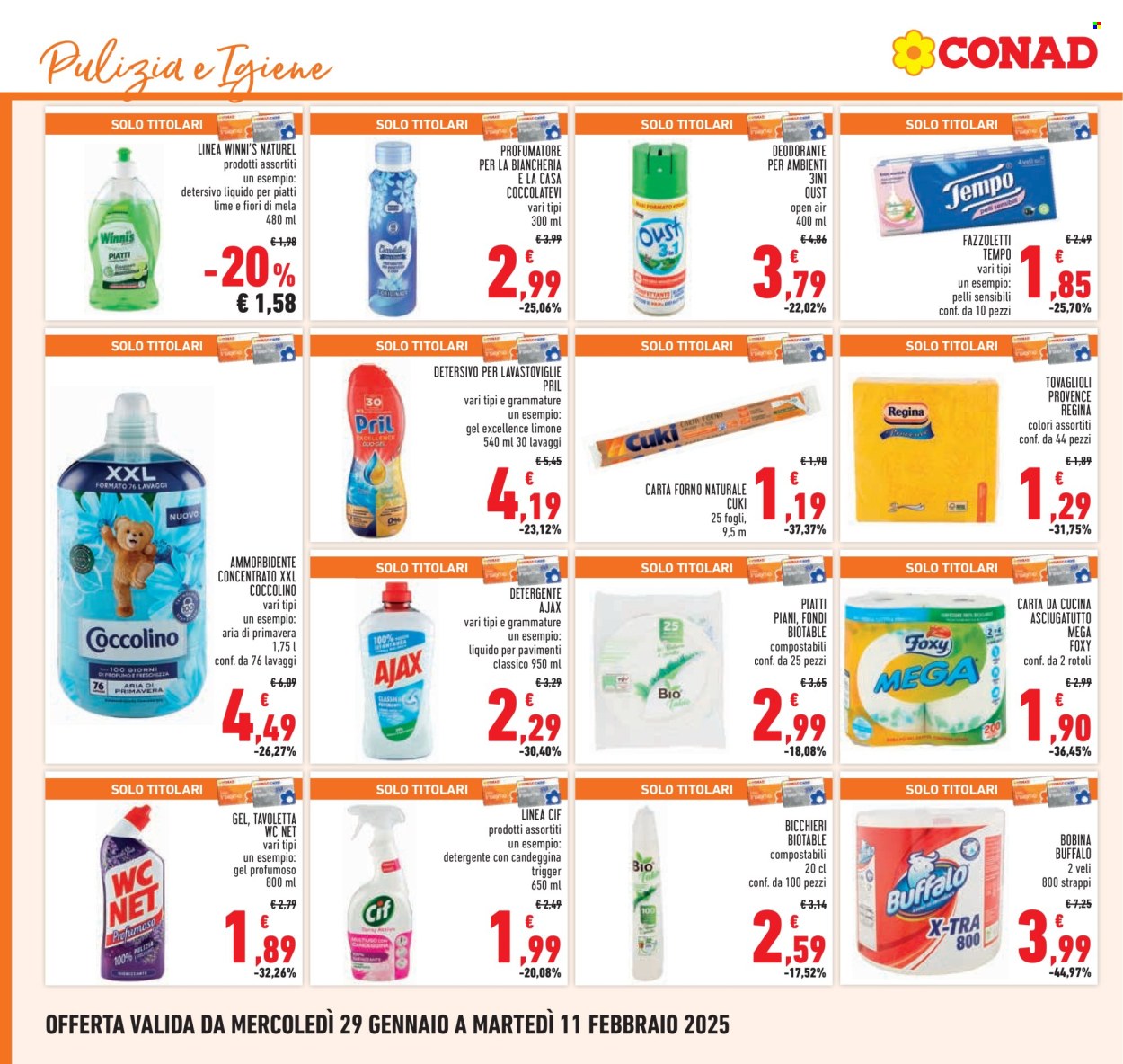 Volantino Conad - 29/1/2025 - 11/2/2025. Pagina 20