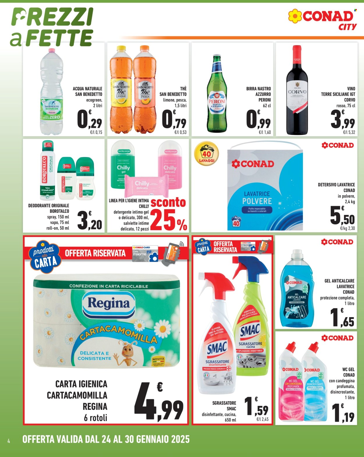 Volantino Conad City - 24/1/2025 - 30/1/2025. Pagina 4