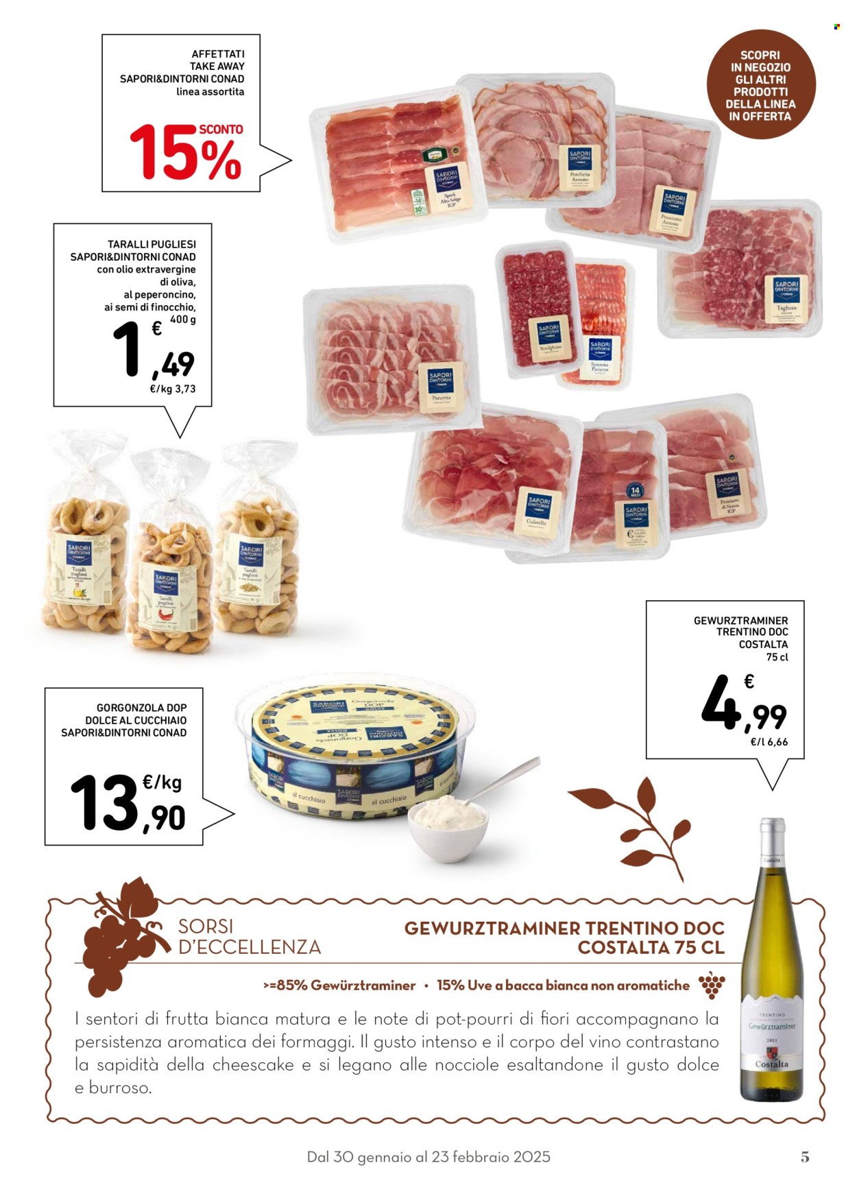 Volantino Conad - 30/1/2025 - 23/2/2025. Pagina 5