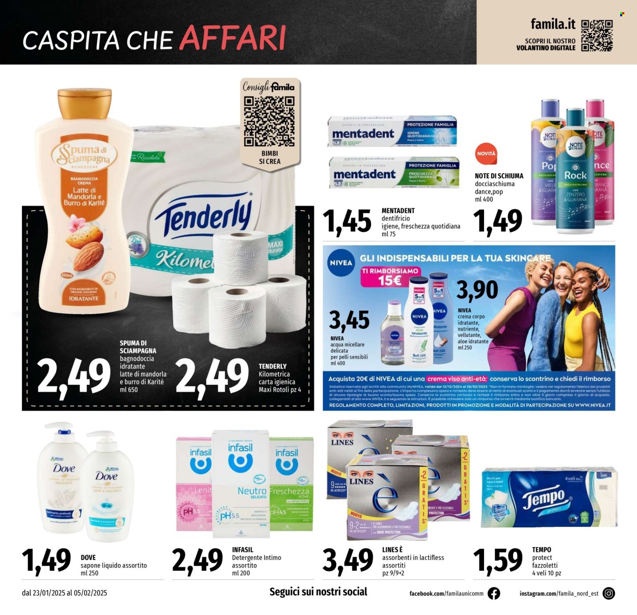 Volantino Famila - 23/1/2025 - 5/2/2025. Pagina 16