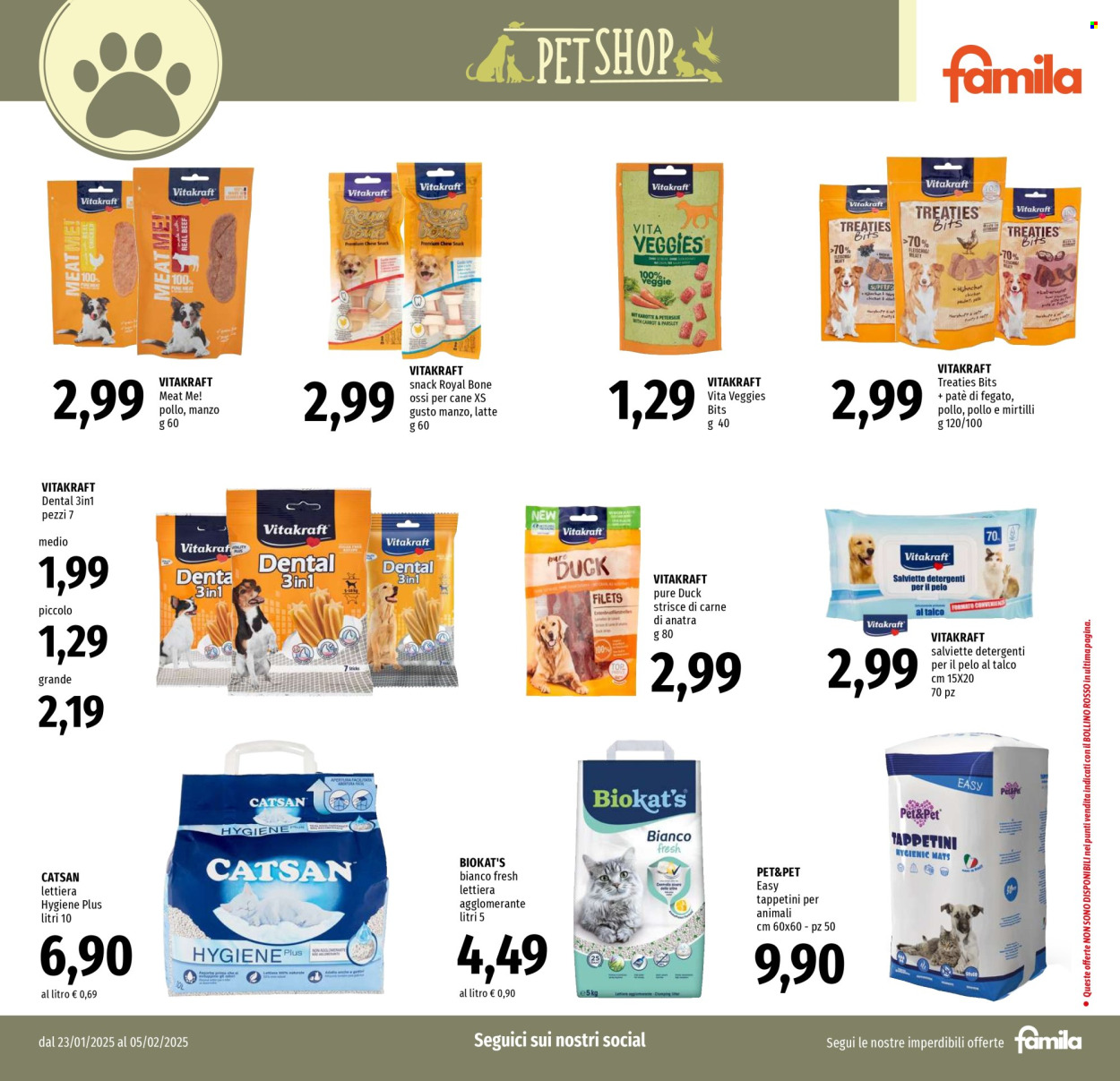 Volantino Famila - 23/1/2025 - 5/2/2025. Pagina 23