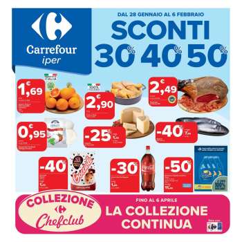 Volantino Carrefour - 28/1/2025 - 6/2/2025.