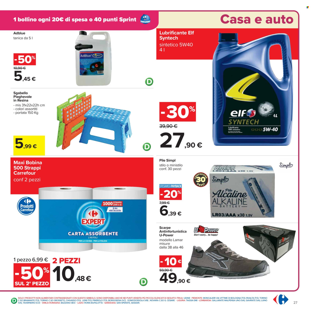 Volantino Carrefour - 28/1/2025 - 6/2/2025. Pagina 27