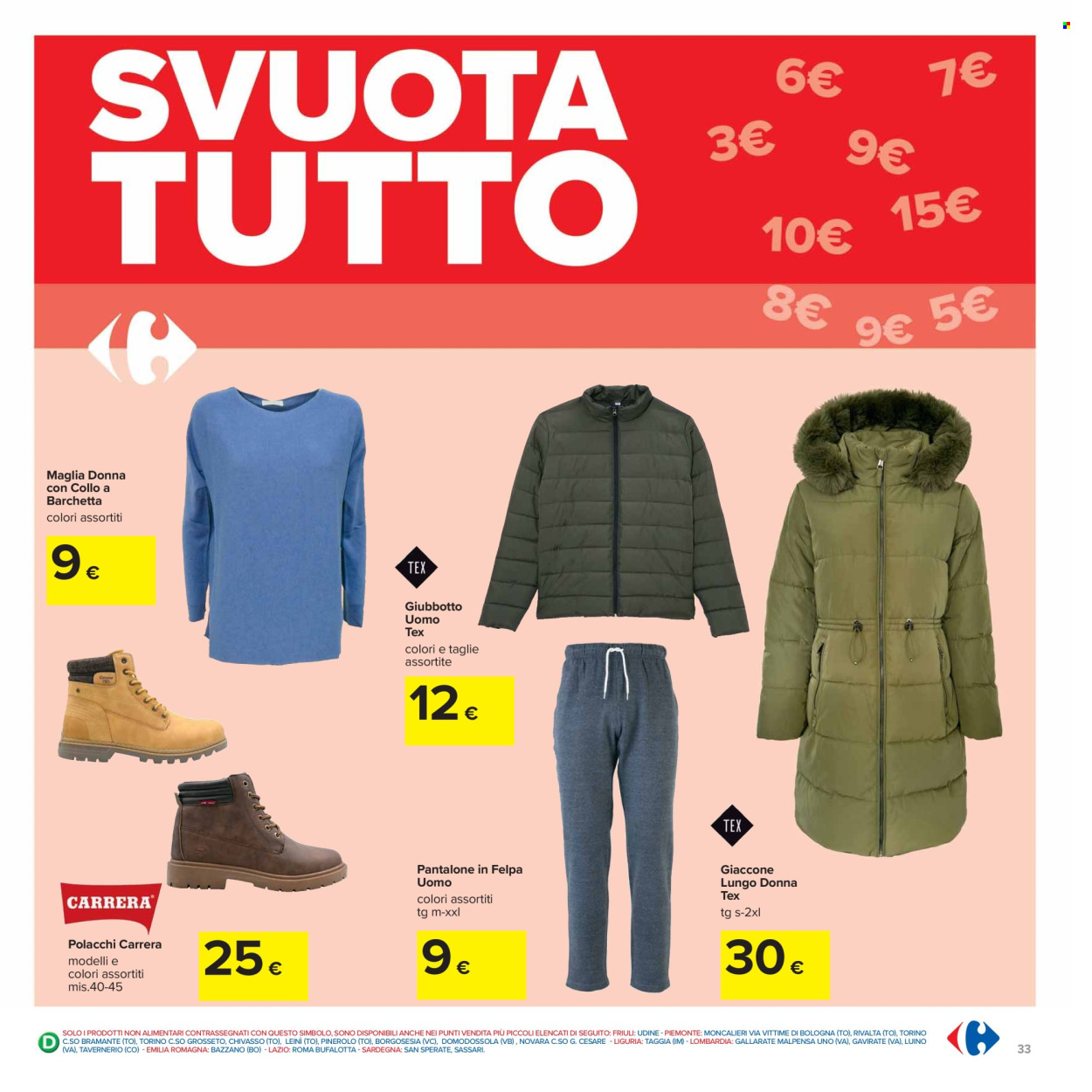 Volantino Carrefour - 28/1/2025 - 6/2/2025. Pagina 33