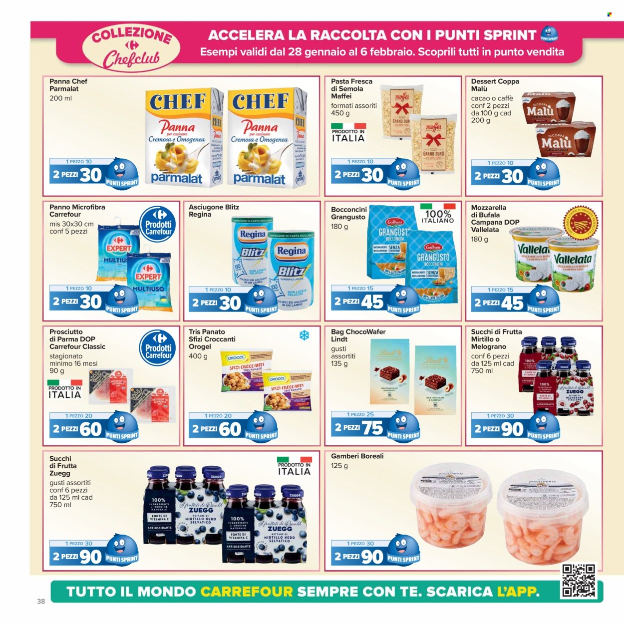 Volantino Carrefour - 28/1/2025 - 6/2/2025. Pagina 38