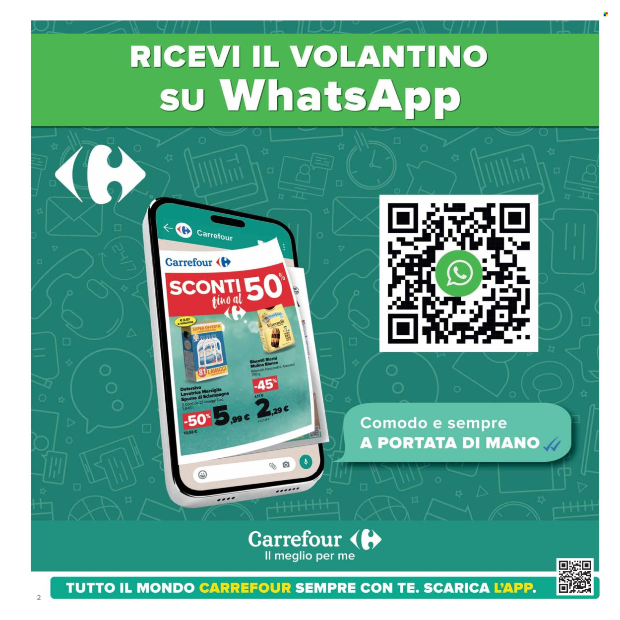 Volantino Carrefour - 28/1/2025 - 6/2/2025. Pagina 2