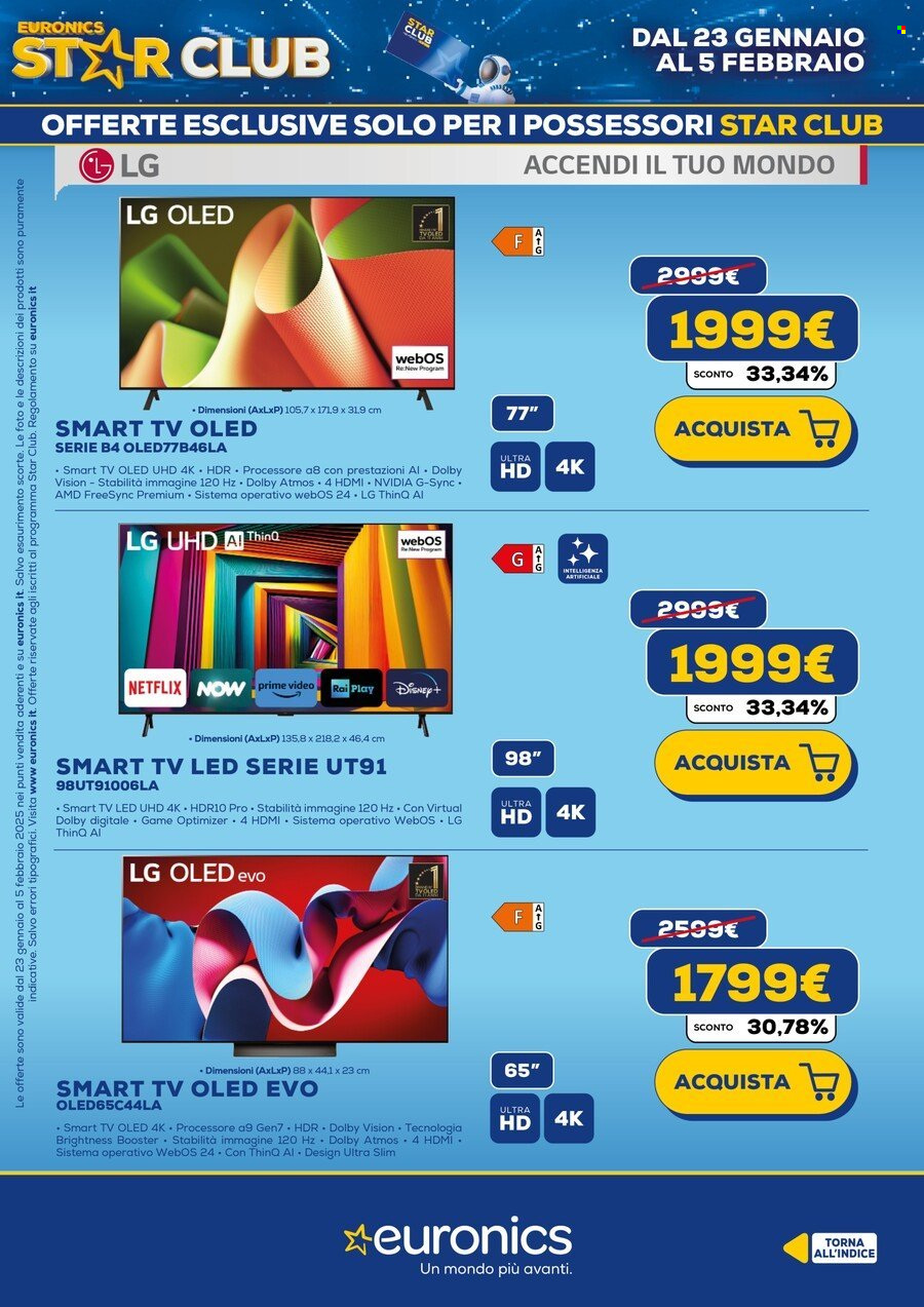 Volantino Euronics - 23/1/2025 - 5/2/2025. Pagina 21