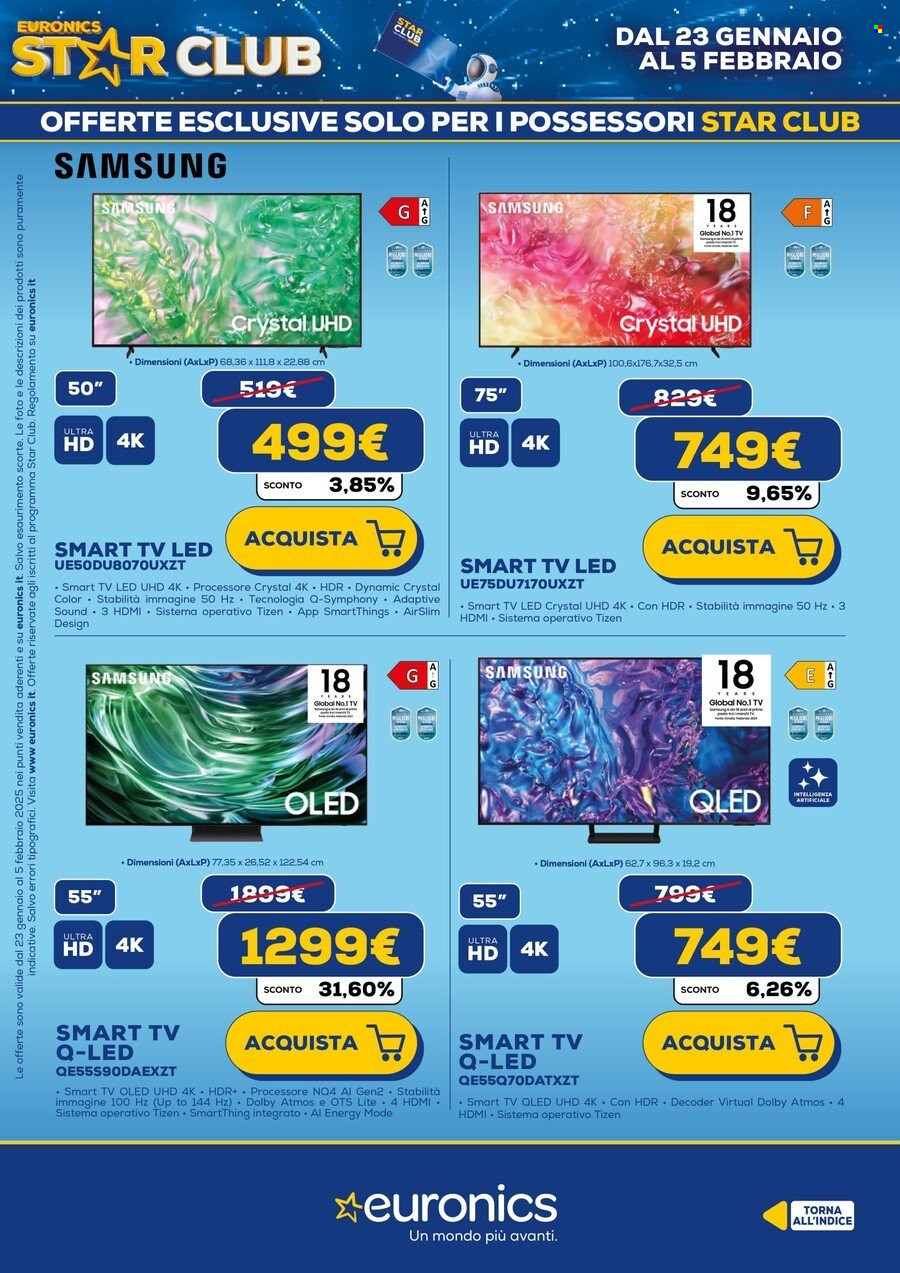Volantino Euronics - 23/1/2025 - 5/2/2025. Pagina 22