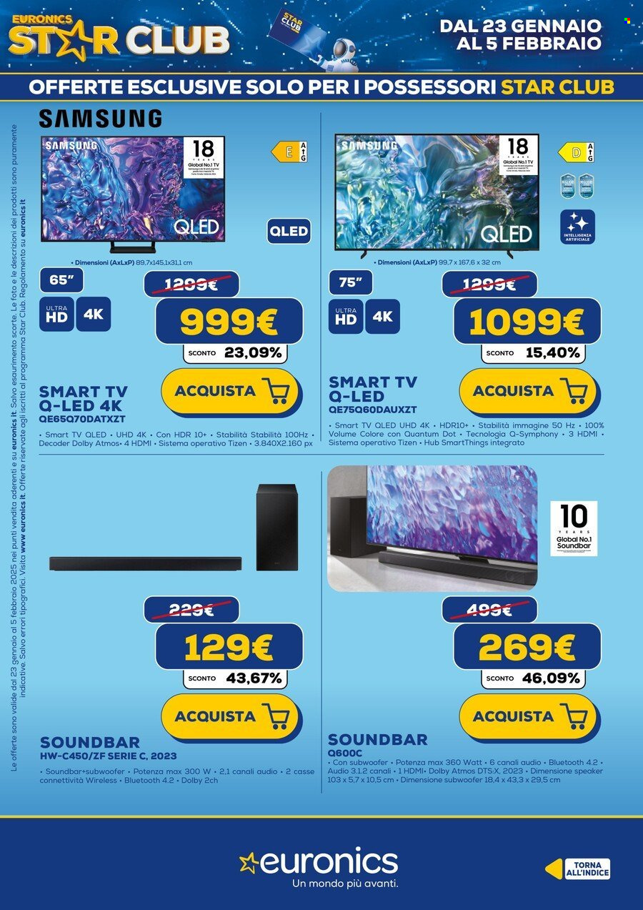Volantino Euronics - 23/1/2025 - 5/2/2025. Pagina 23
