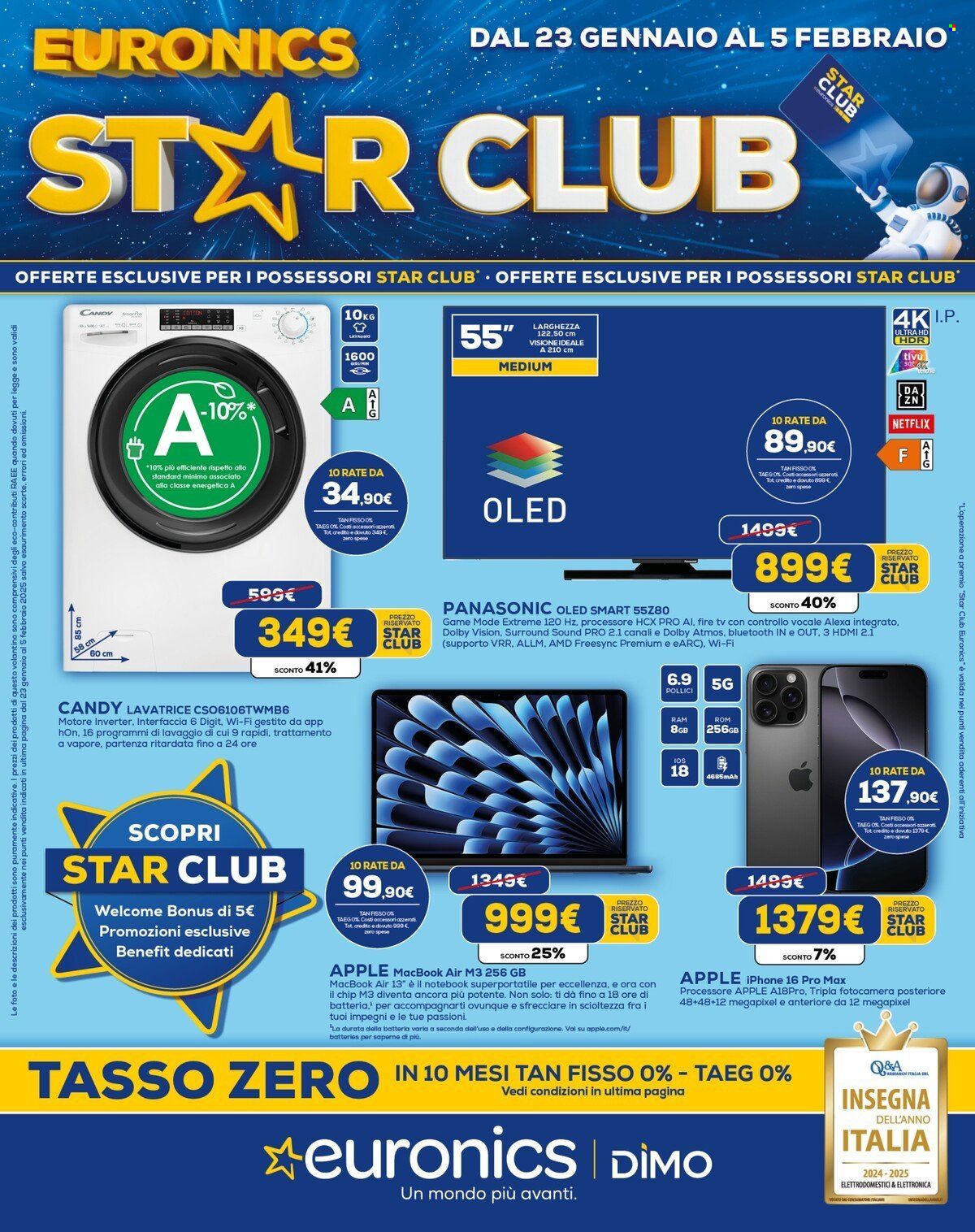 Volantino Euronics - 23/1/2025 - 5/2/2025. Pagina 1