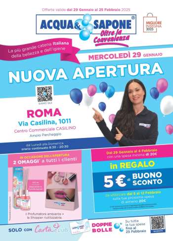 Volantino Acqua & Sapone - 29/1/2025 - 25/2/2025.