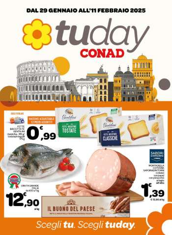 Volantino TuDay Conad - 29/1/2025 - 11/2/2025.