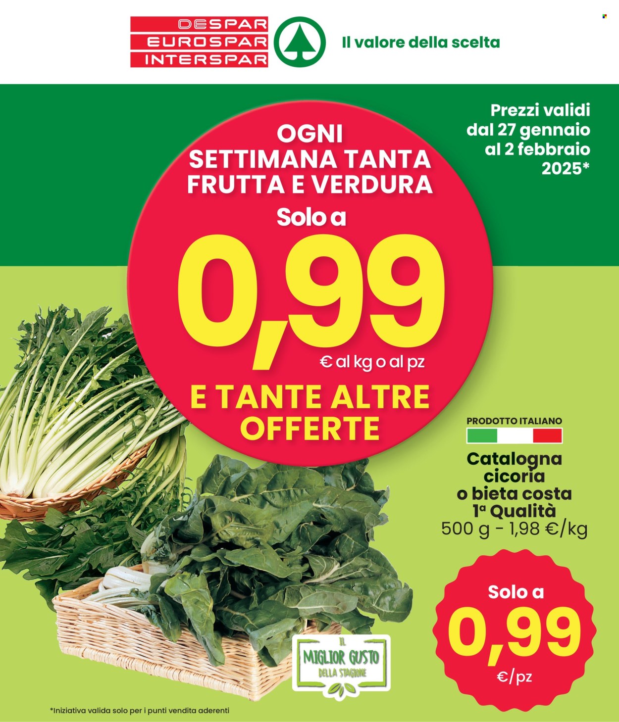 Volantino Despar - 27/1/2025 - 2/2/2025. Pagina 1