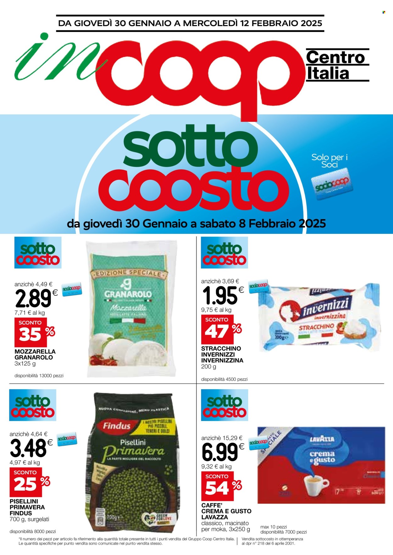 Volantino Coop - 30/1/2025 - 12/2/2025. Pagina 1