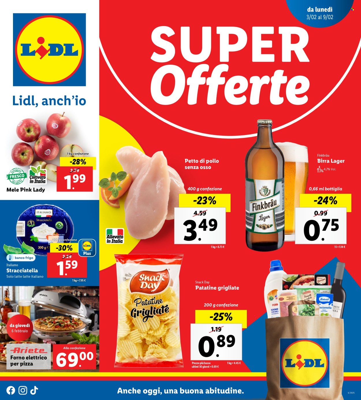 Volantino Lidl - 3/2/2025 - 9/2/2025. Pagina 1