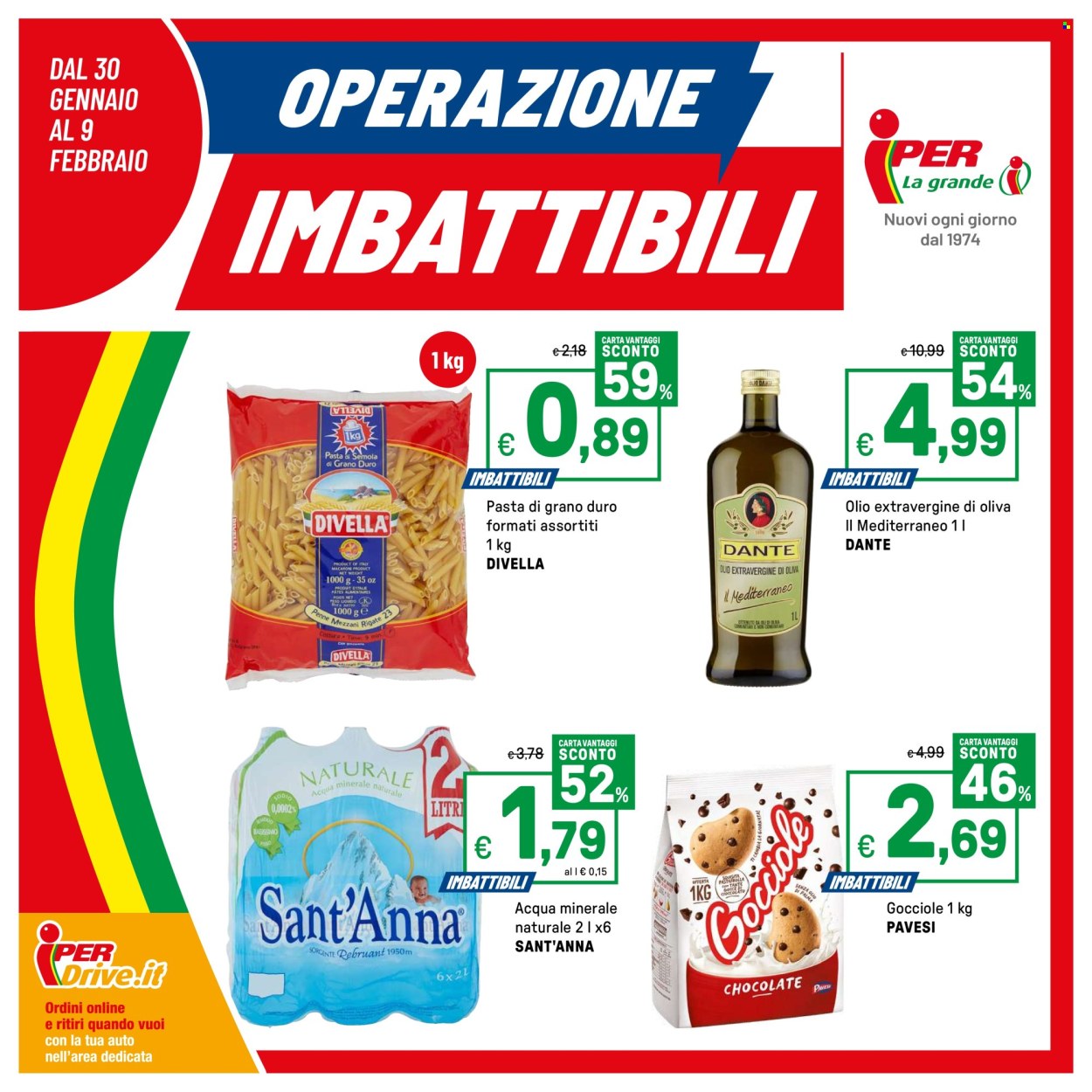 Volantino Iper, La grande i - 30/1/2025 - 9/2/2025. Pagina 1