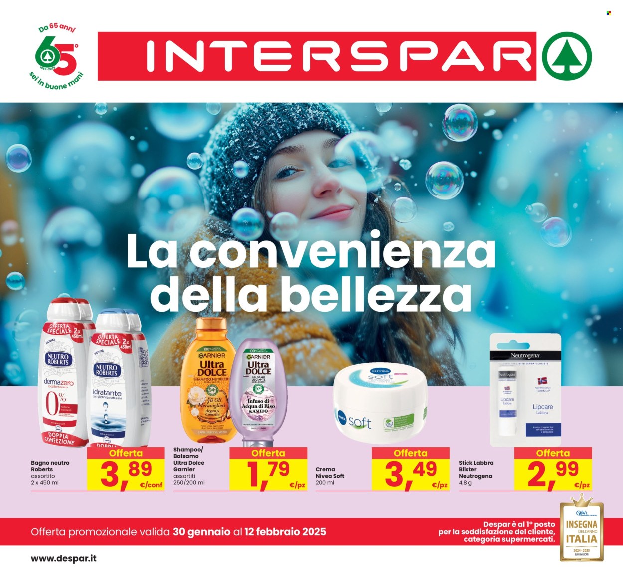 Volantino Interspar - 30/1/2025 - 12/2/2025. Pagina 1