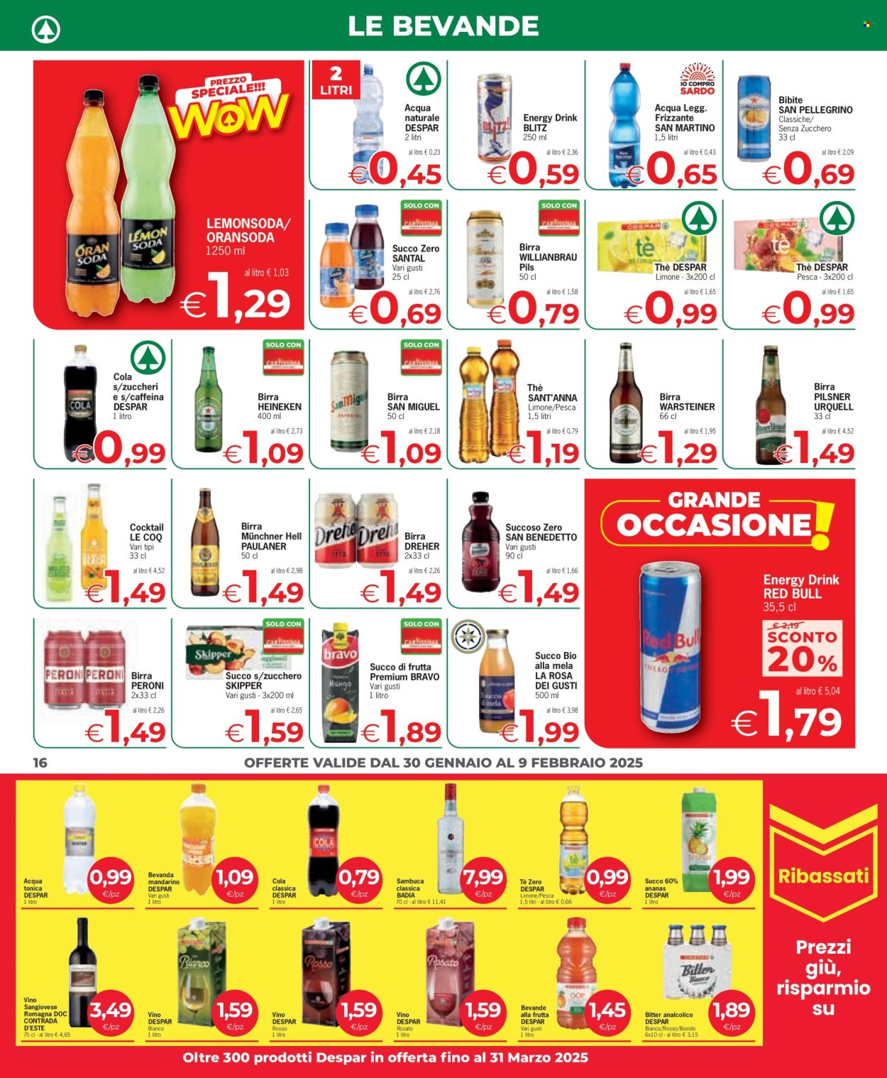 Volantino Despar - 30/1/2025 - 9/2/2025. Pagina 16