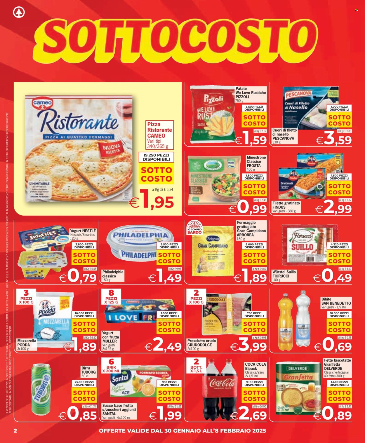 Volantino Eurospar - 30/1/2025 - 9/2/2025. Pagina 2