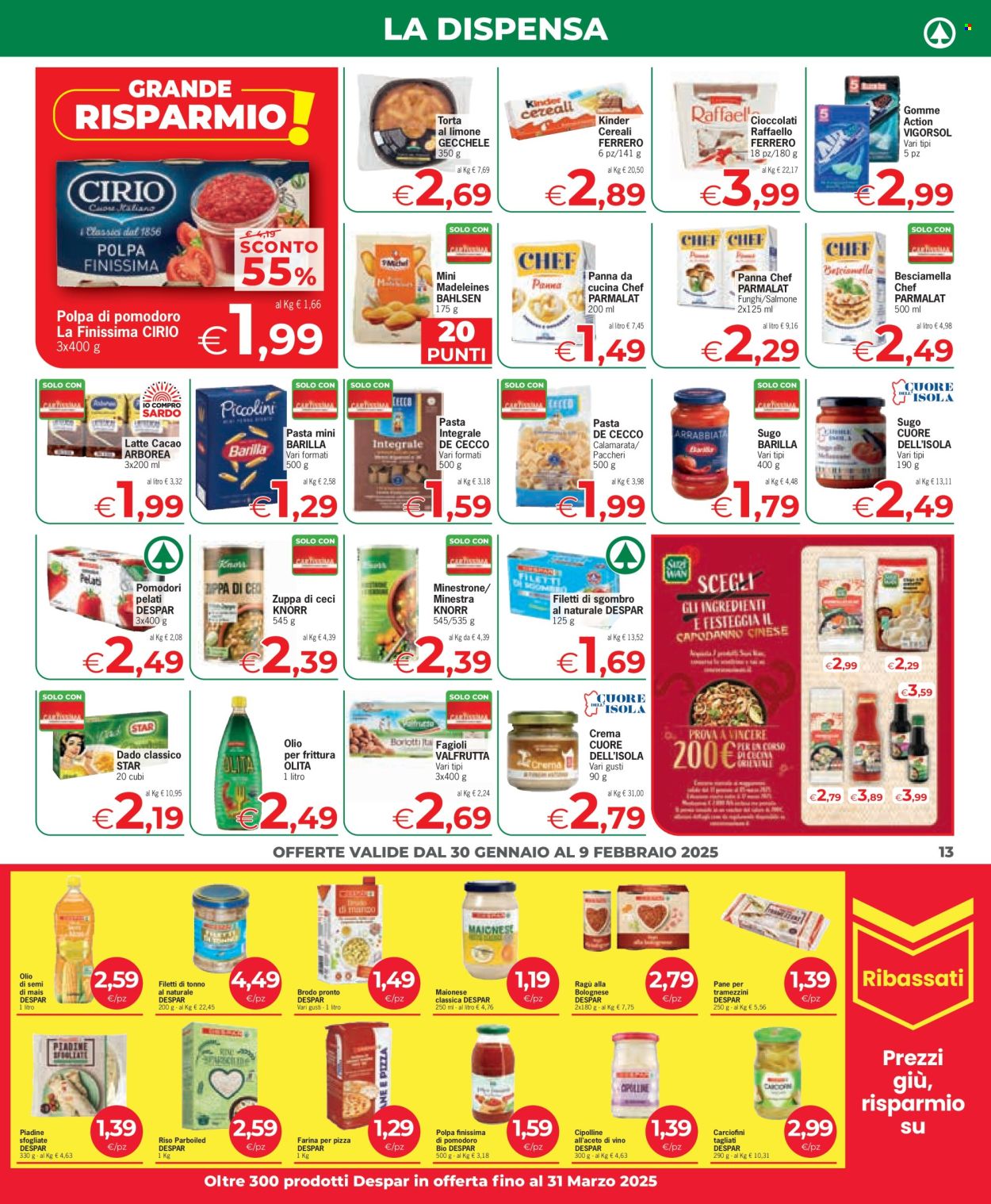 Volantino Eurospar - 30/1/2025 - 9/2/2025. Pagina 13