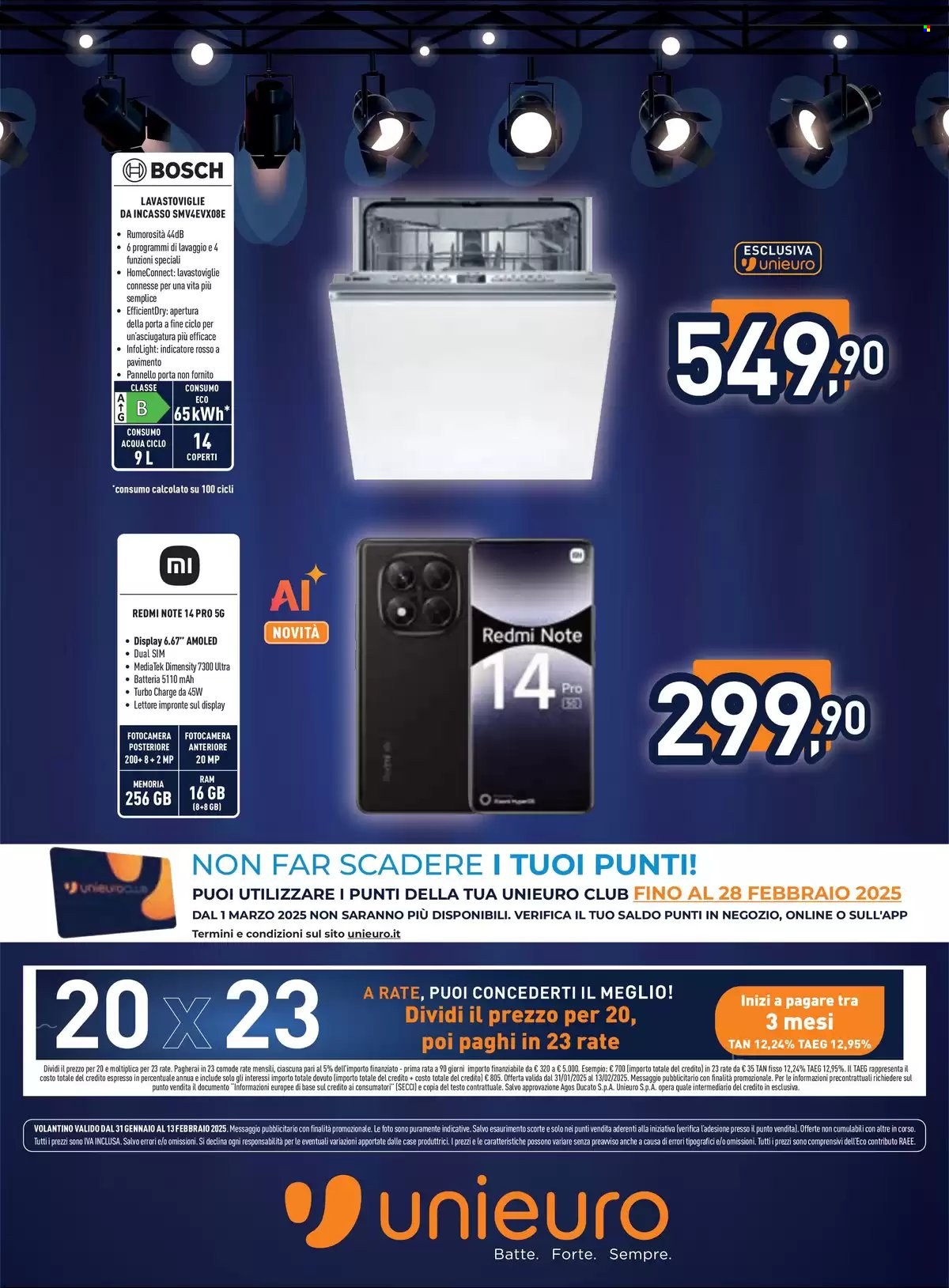 Volantino Unieuro - 31/1/2025 - 13/2/2025. Pagina 26