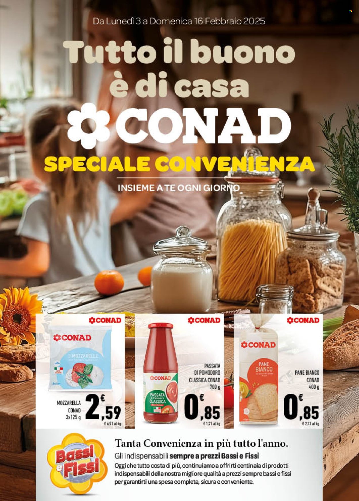 Leták Conad - 3.2.2025 - 16.2.2025. Strana 1