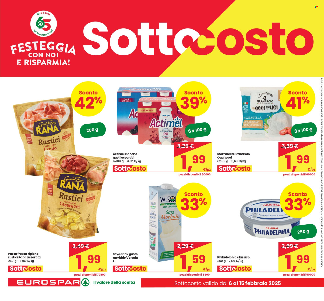 Volantino Eurospar - 6/2/2025 - 19/2/2025. Pagina 2