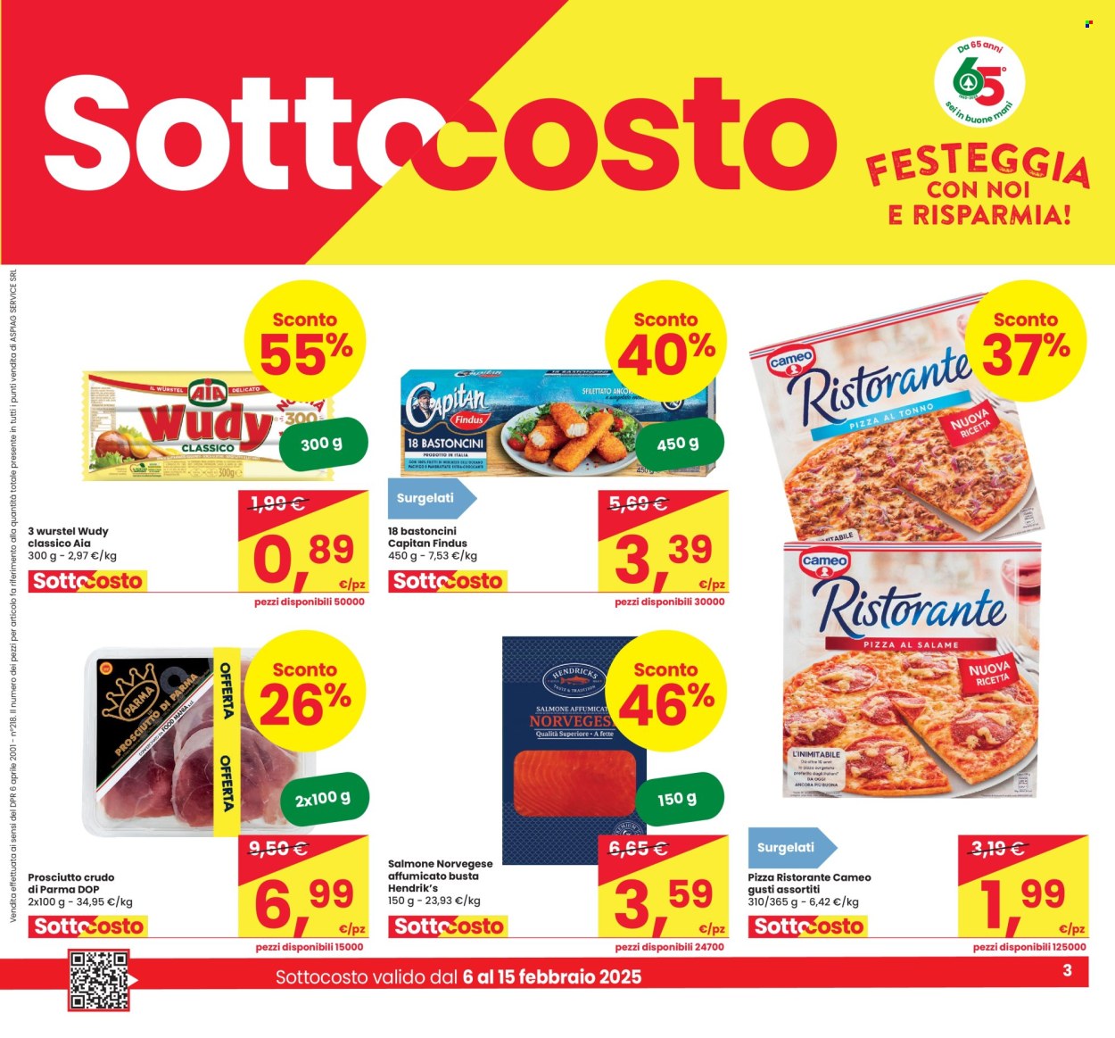 Volantino Eurospar - 6/2/2025 - 19/2/2025. Pagina 3