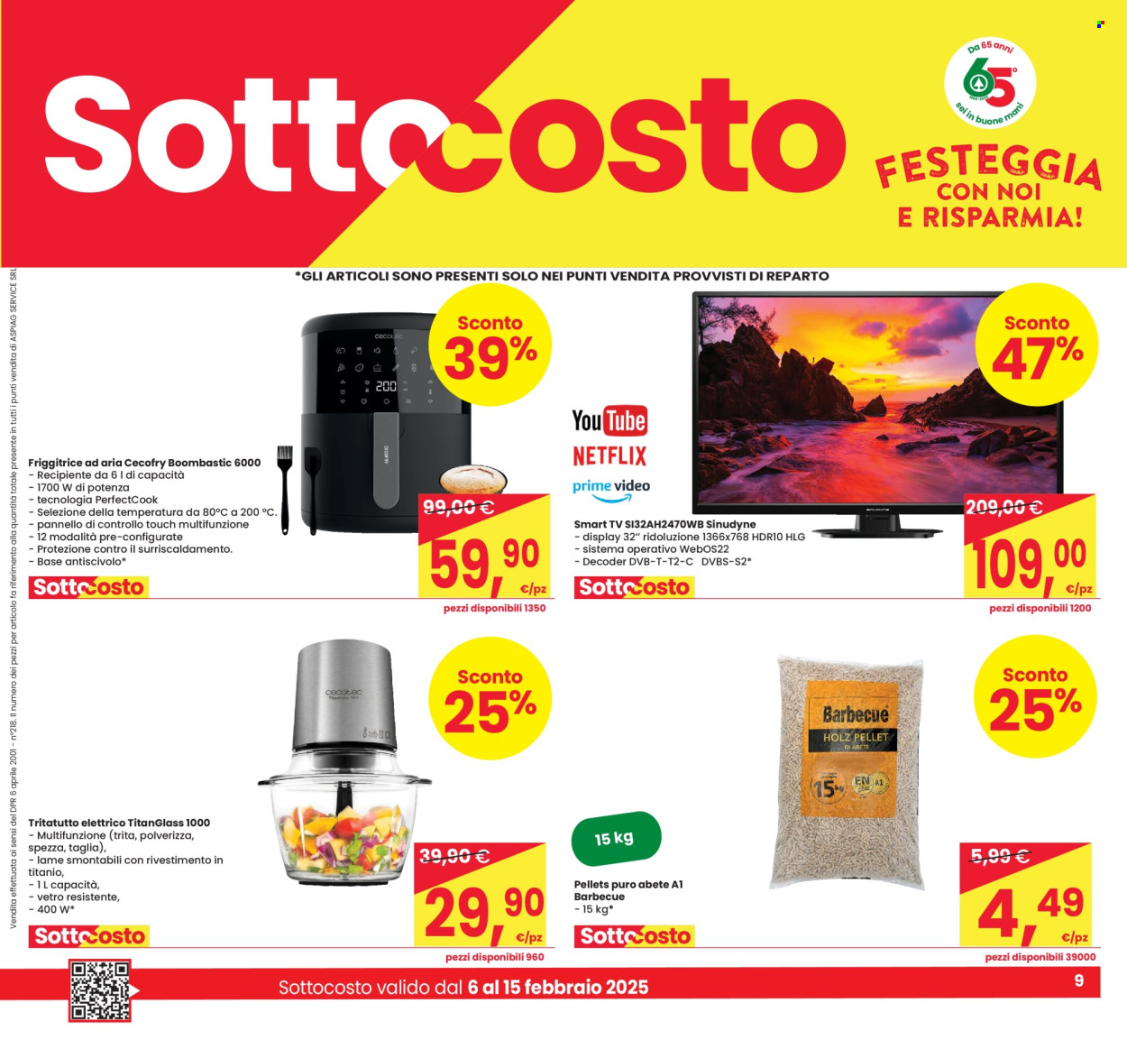 Volantino Eurospar - 6/2/2025 - 19/2/2025. Pagina 9