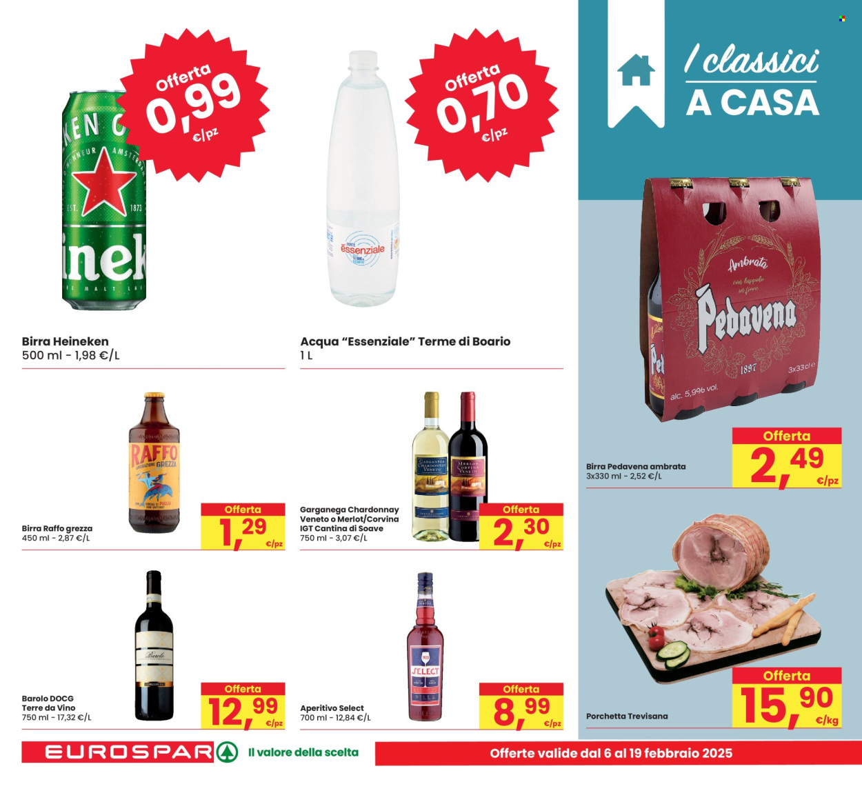 Volantino Eurospar - 6/2/2025 - 19/2/2025. Pagina 14