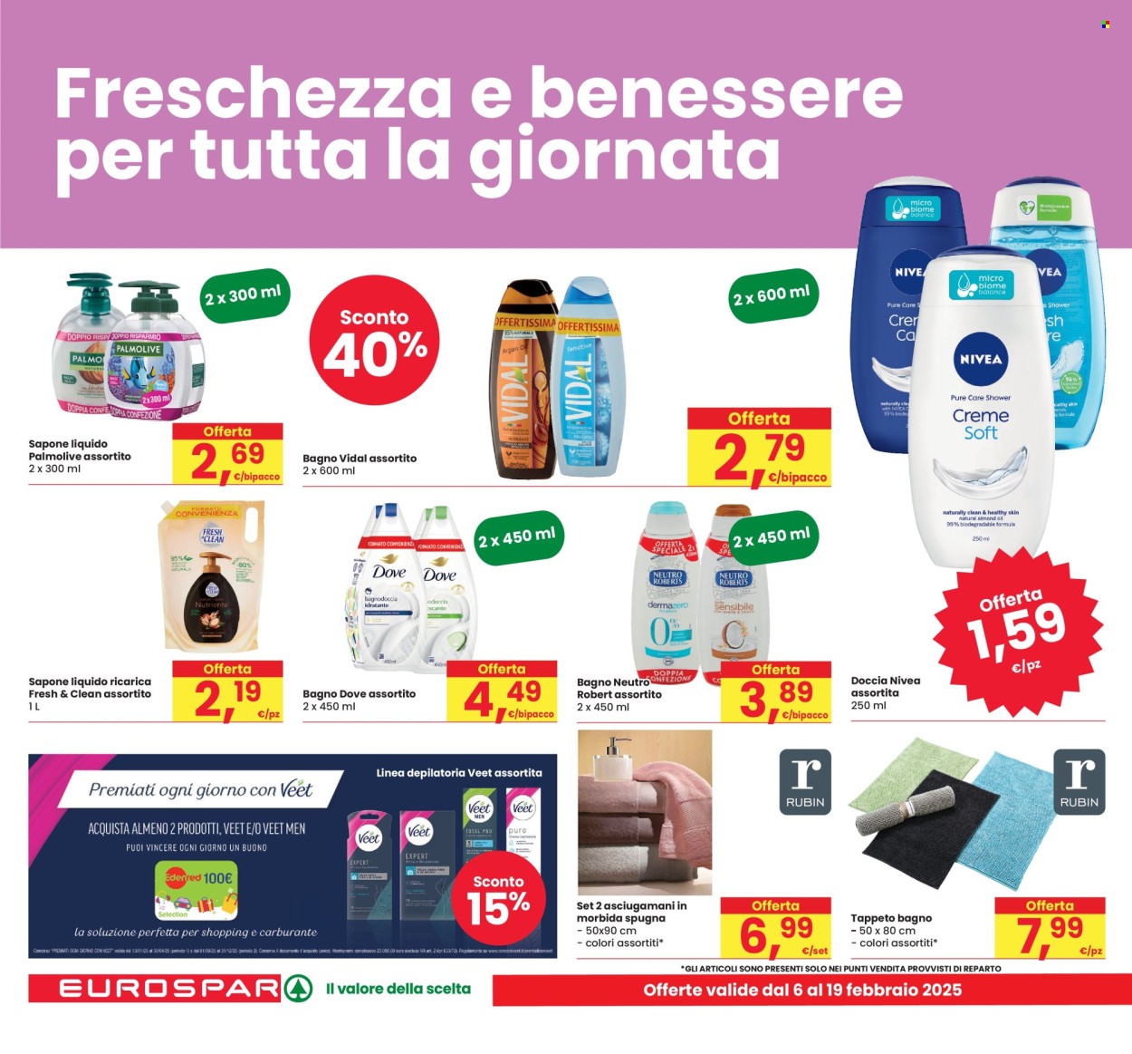 Volantino Eurospar - 6/2/2025 - 19/2/2025. Pagina 24