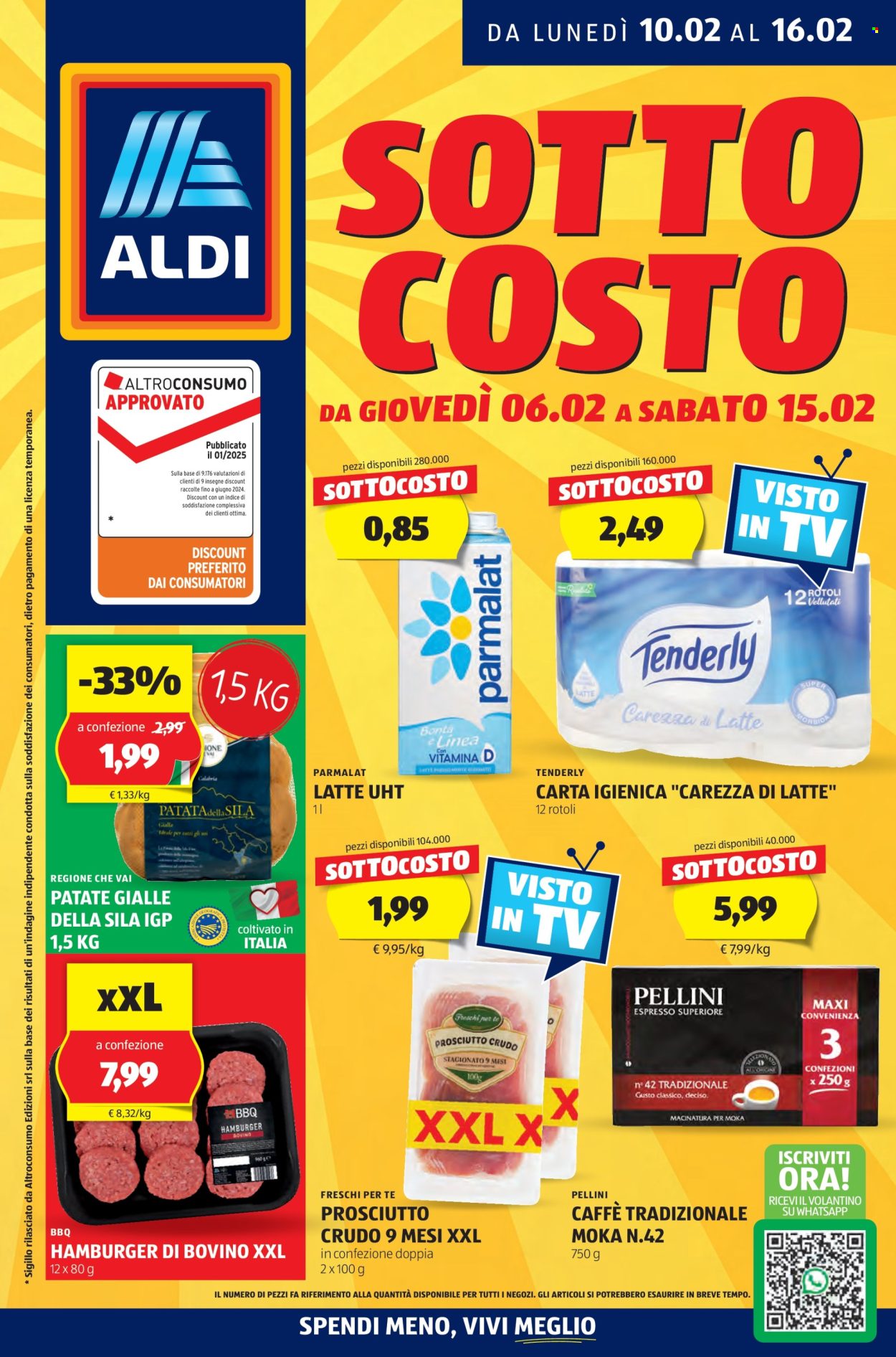 Volantino Aldi - 10/2/2025 - 16/2/2025. Pagina 1
