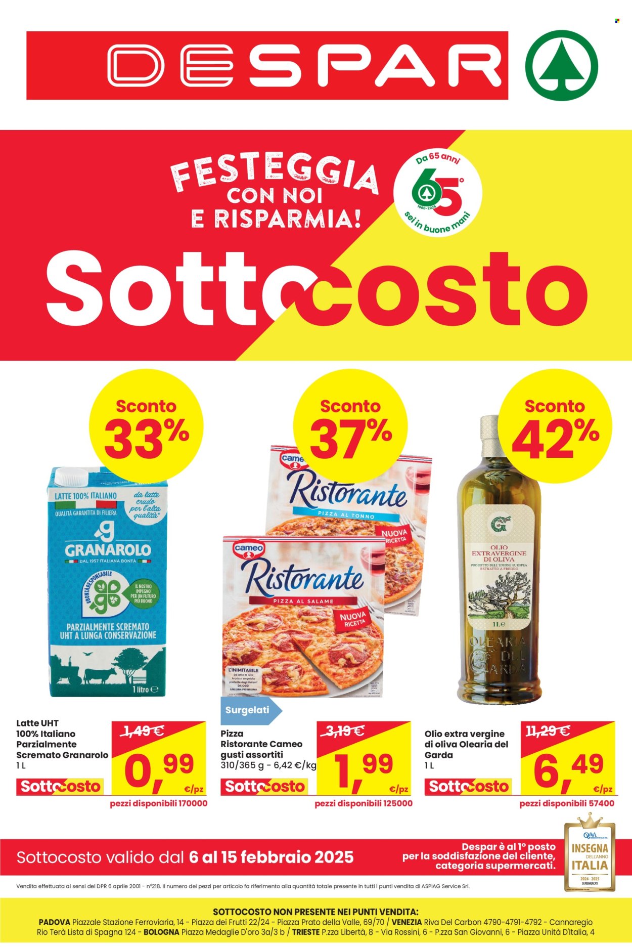 Volantino Despar - 6/2/2025 - 19/2/2025. Pagina 1