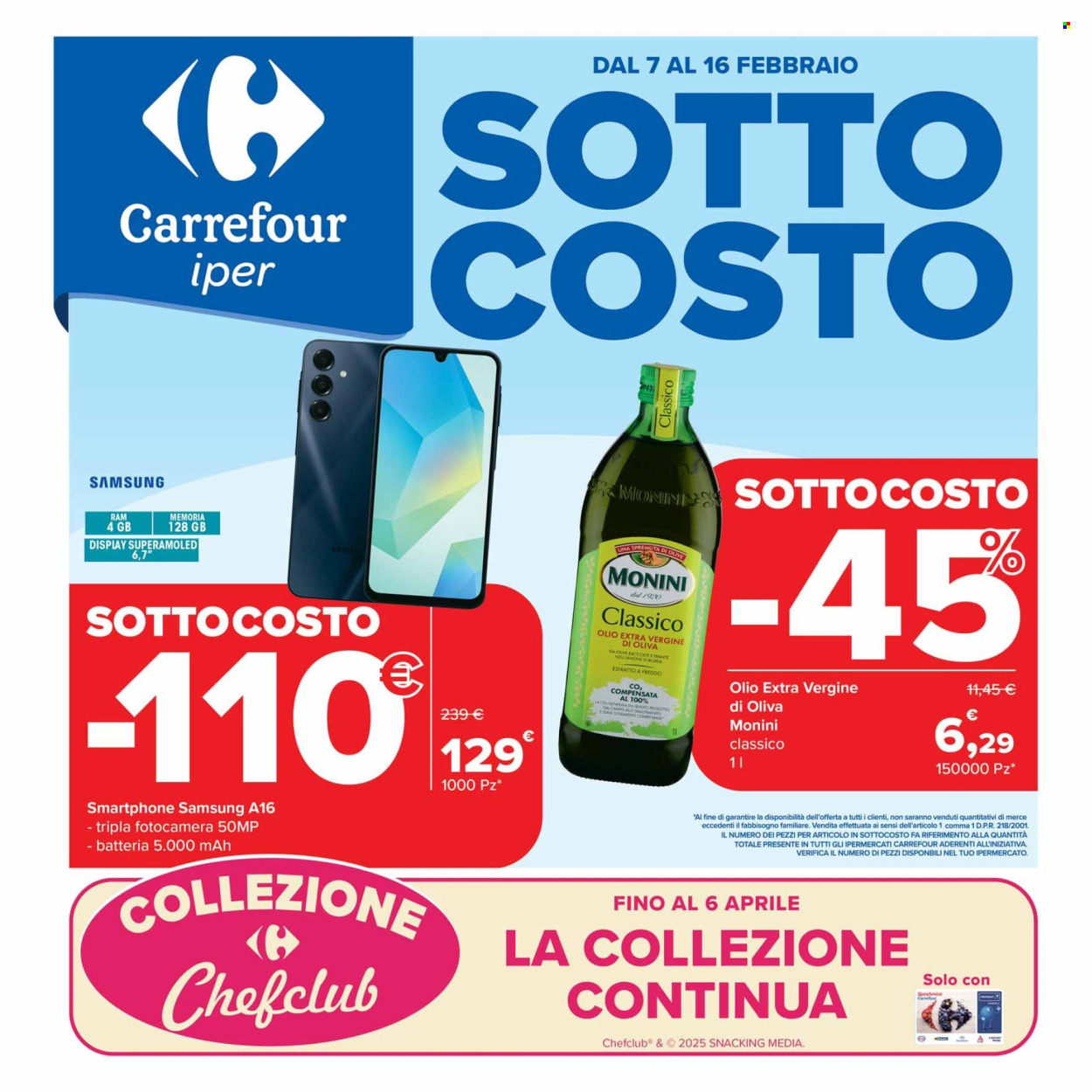 Volantino Carrefour - 7/2/2025 - 16/2/2025. Pagina 1