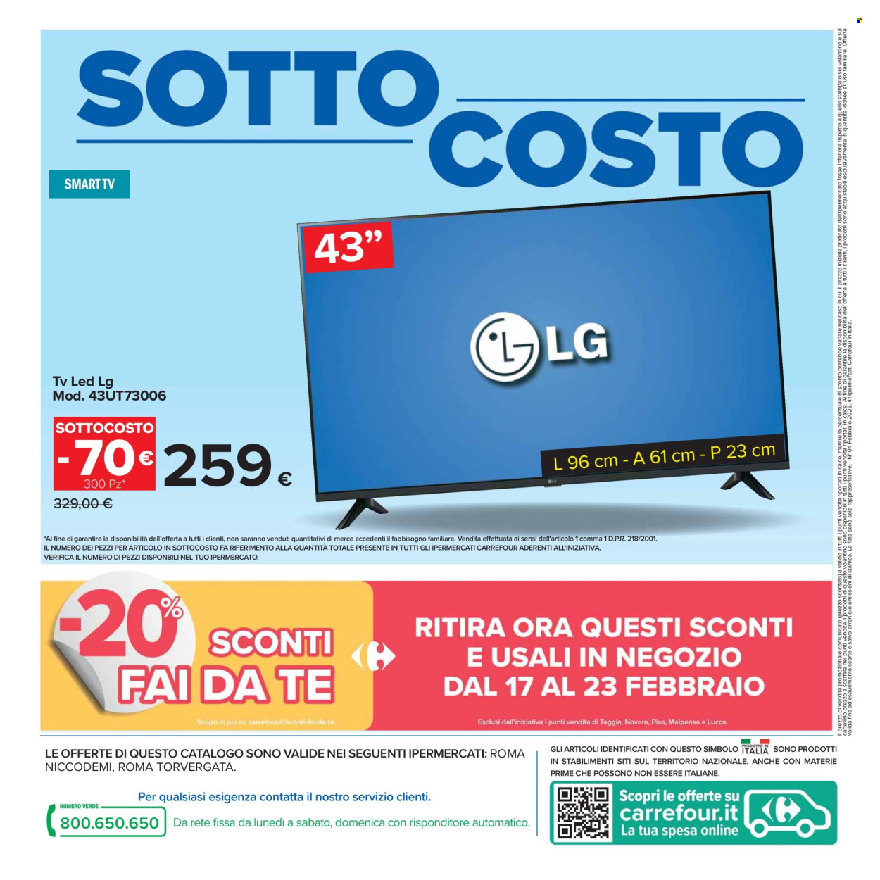 Volantino Carrefour - 7/2/2025 - 16/2/2025. Pagina 44