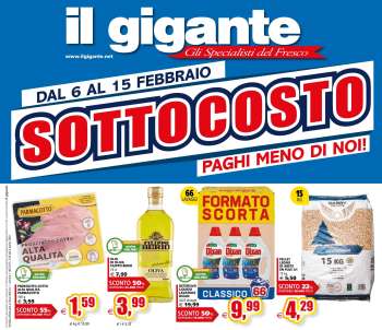 Volantino Il Gigante - 6/2/2025 - 15/2/2025.