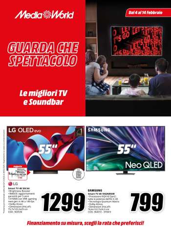 Volantino MediaWorld - 4/2/2025 - 14/2/2025.