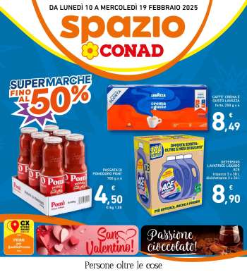 Volantino Spazio Conad - 10/2/2025 - 19/2/2025.