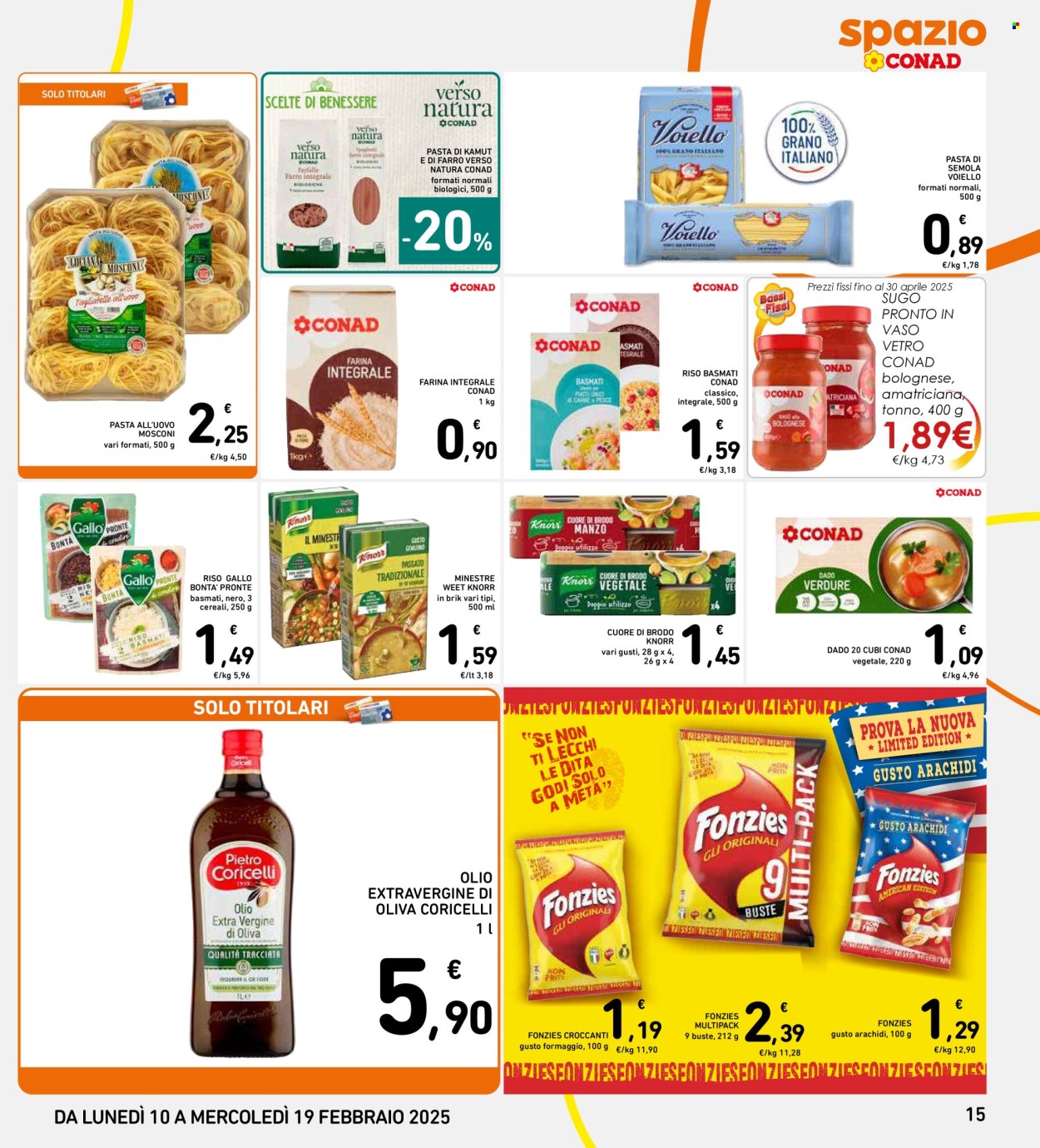 Volantino Spazio Conad - 10/2/2025 - 19/2/2025. Pagina 15